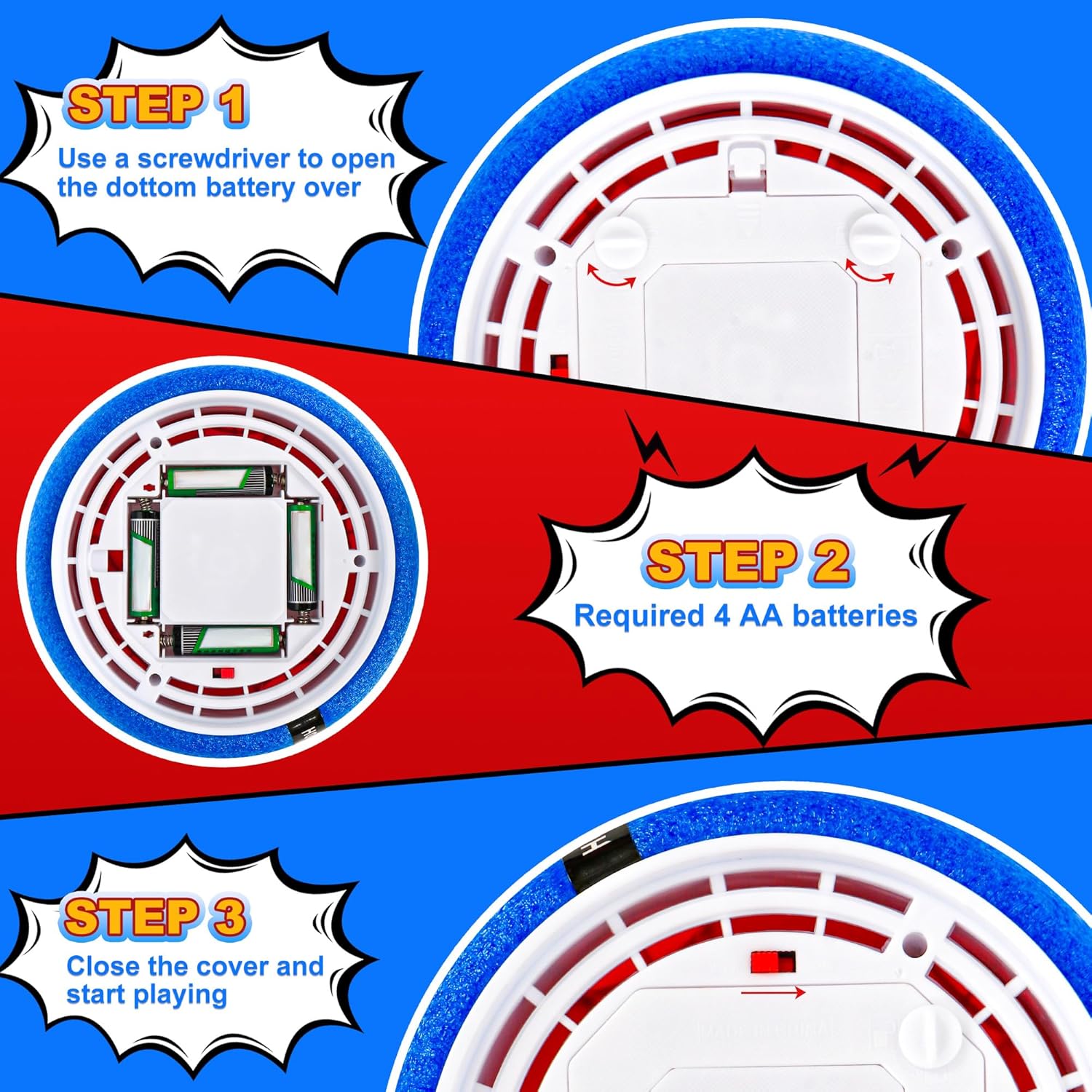 Spider Pallone Calcio Fluttuante 2 Pack con Luci LED - immagine 3