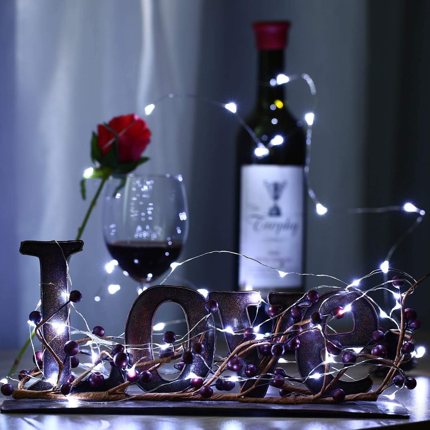 Brizlabs Luci Stringa 2M 20LEDs, 8 Pezzi, Bianco Freddo - immagine 6