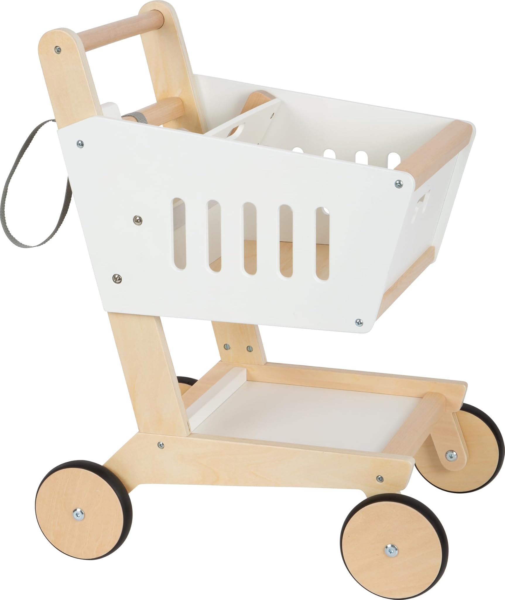 small foot Carrello Spesa Fresh in Legno, Beige
