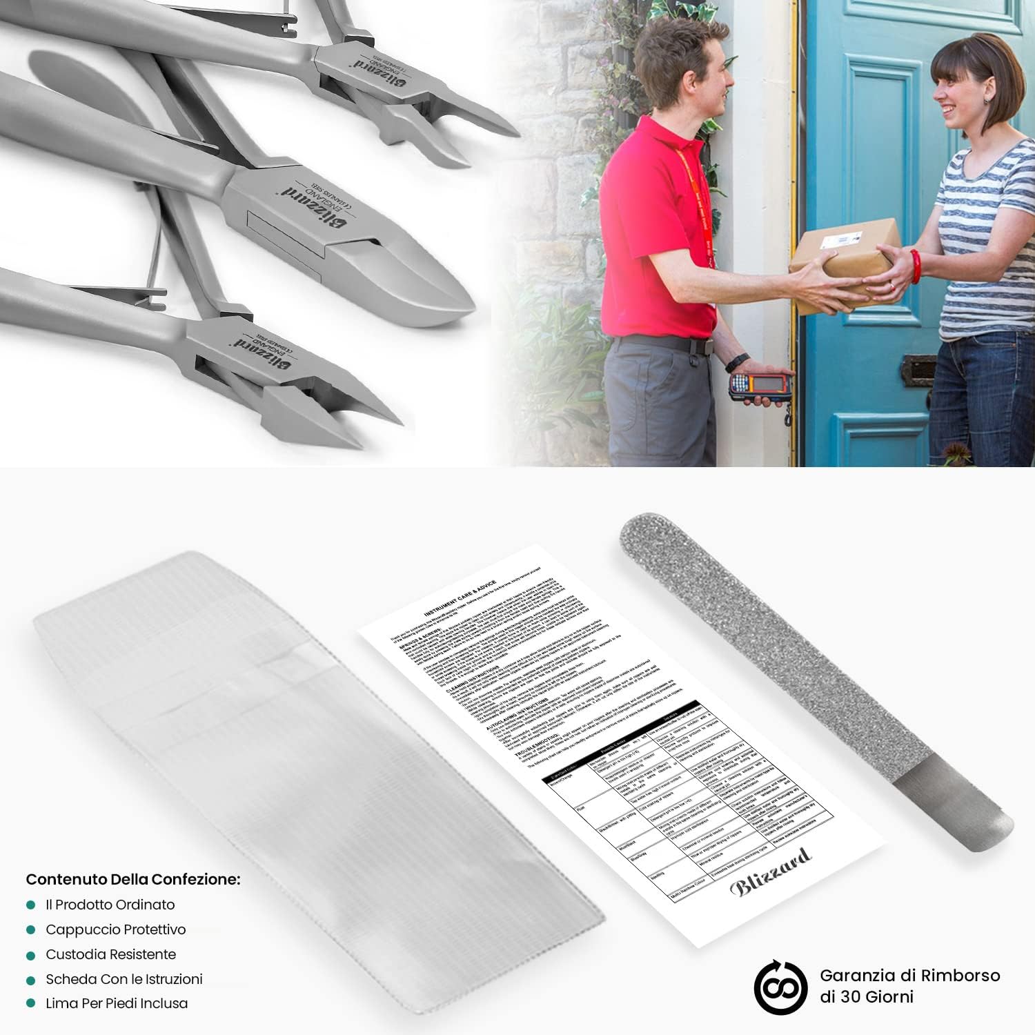 Blizzard Kit 3pz Strumenti Podologia Professionali - immagine 7
