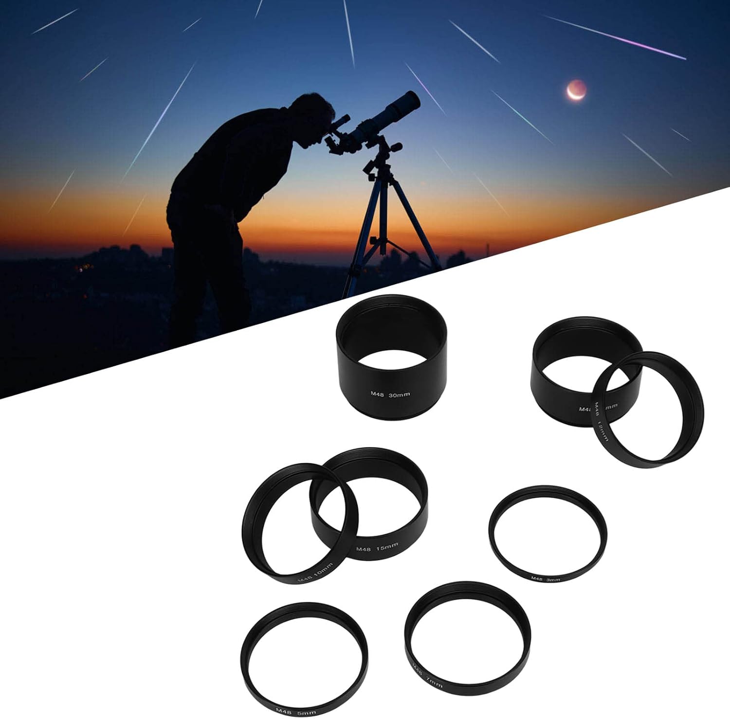 Kit Tubo di Prolunga M48x0.75 per Telescopio - immagine 6