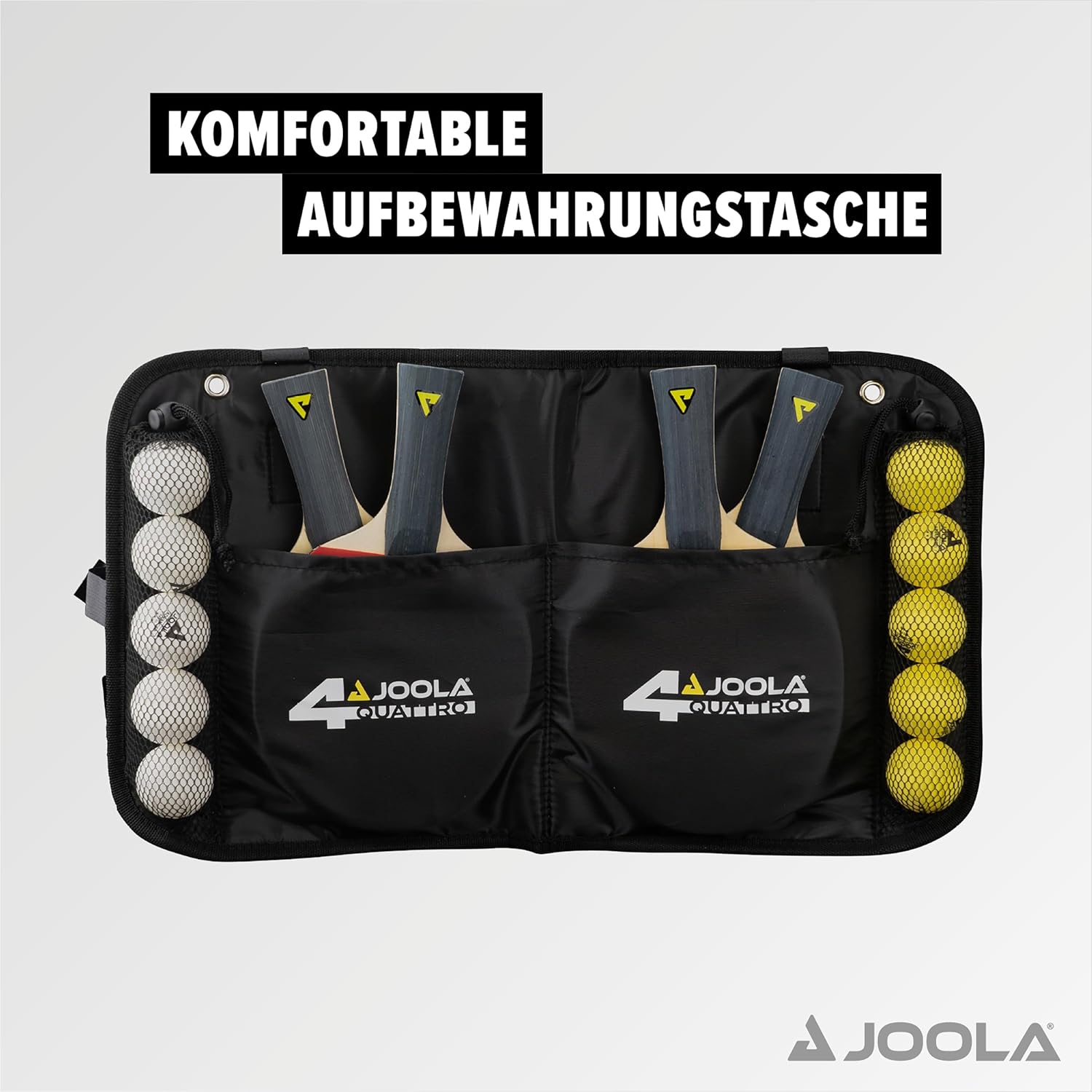 Joola Set da Ping Pong Family con 4 Racchette e Palline - immagine 5