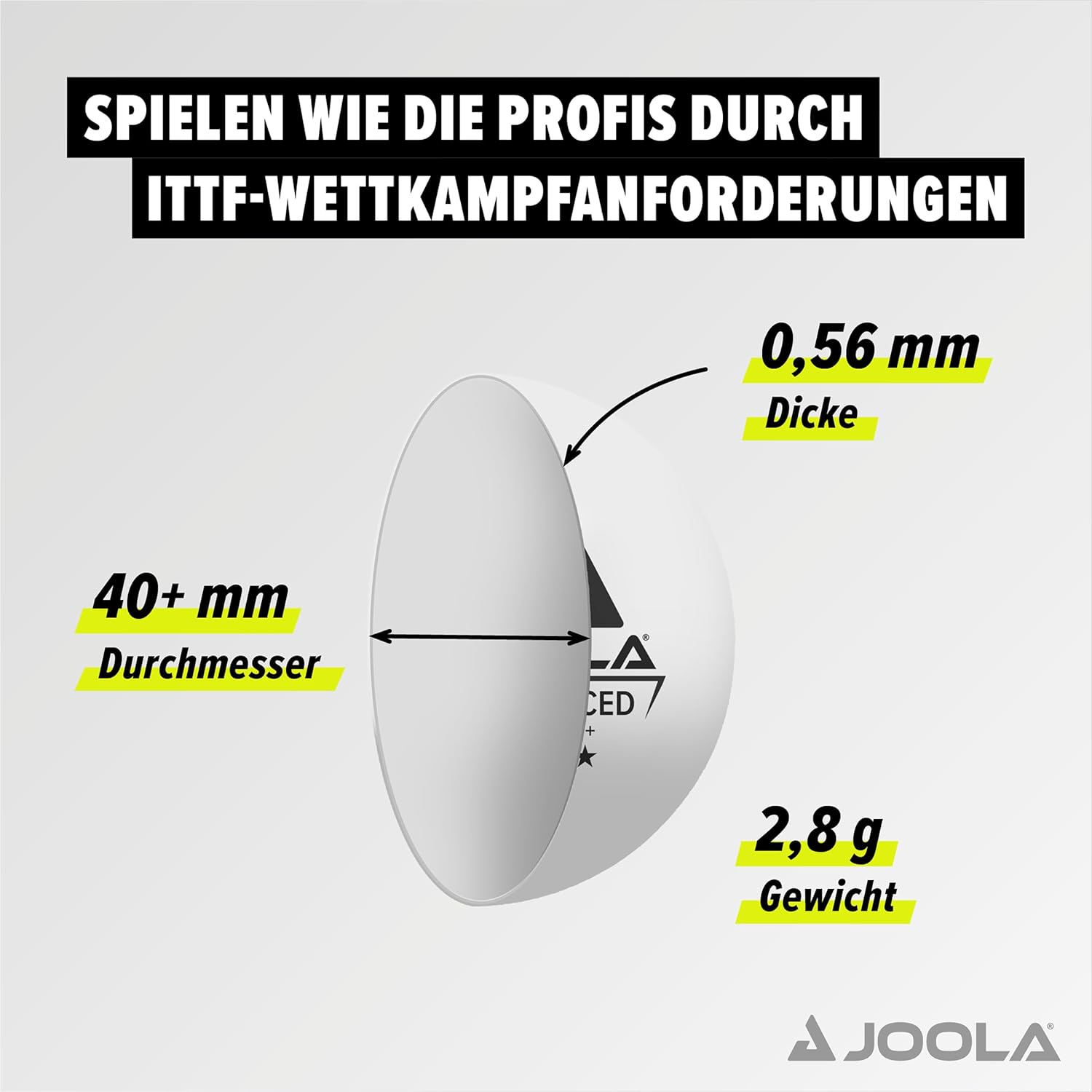 Joola Set da Ping Pong Family con 4 Racchette e Palline - immagine 7