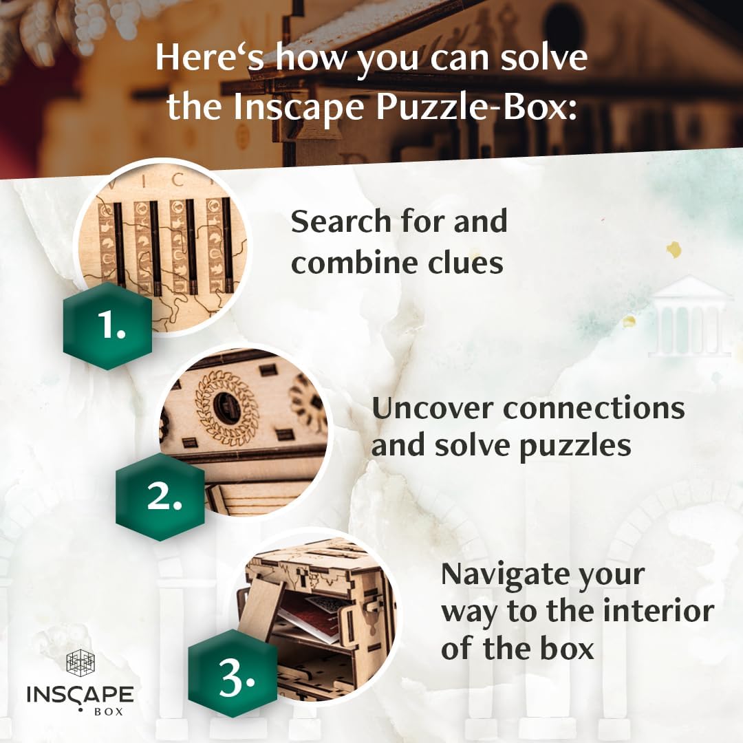 Inscape Scatola Puzzle Caesar´s Riches - Escape Room - immagine 3