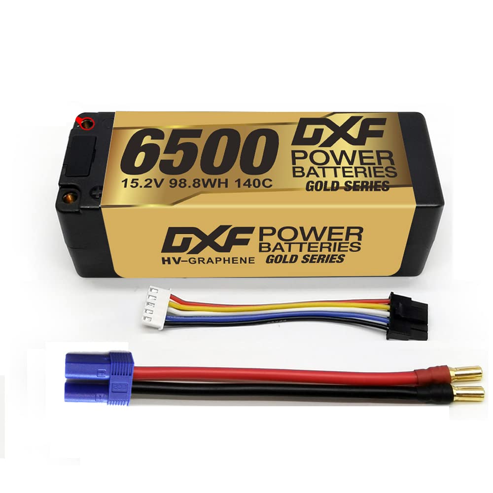 Dxf Batteria 4S LiPo 15,2V 6500mAh Rigida con Spina EC5