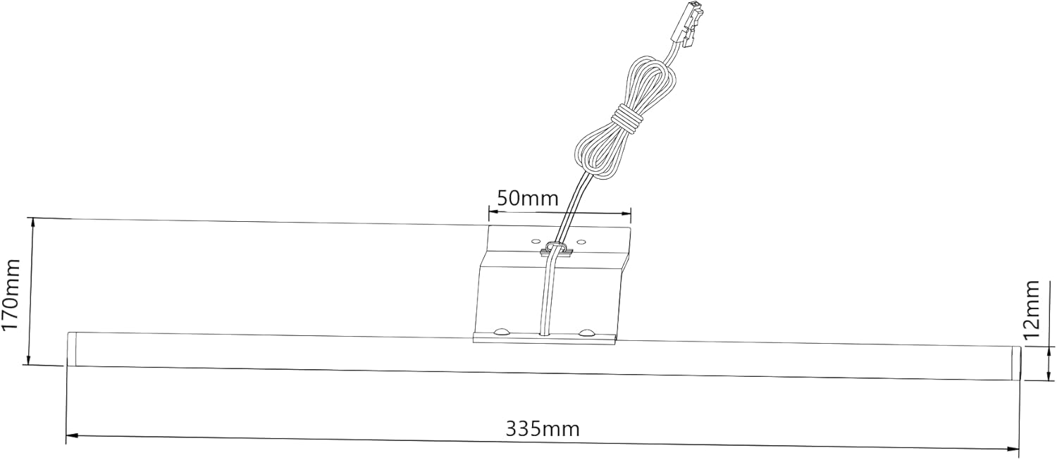 Sebson® Luci per Armadio LED con Interruttore, Set 3 - immagine 3