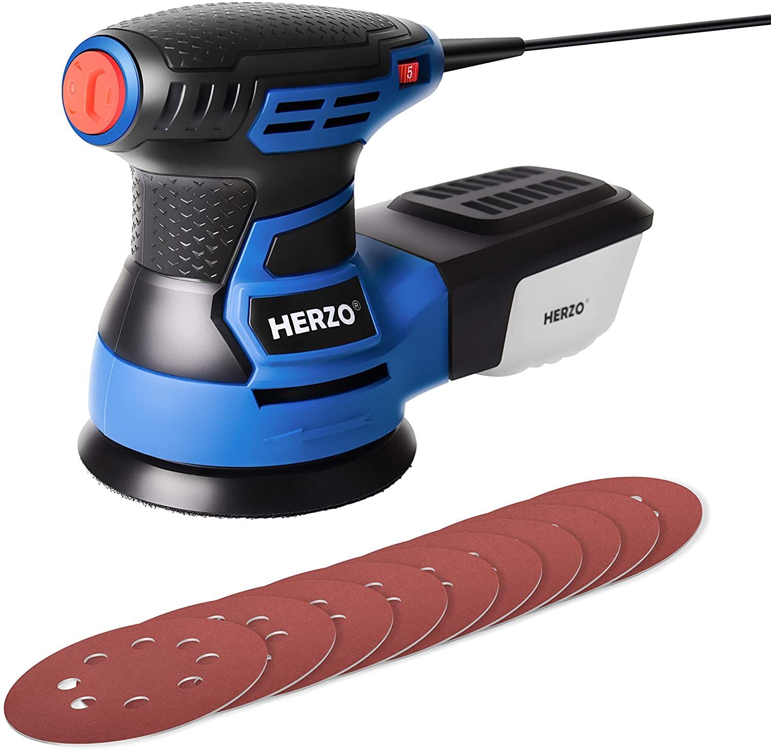 Herzo Levigatrice Orbitale 125mm 300W 13,000RPM