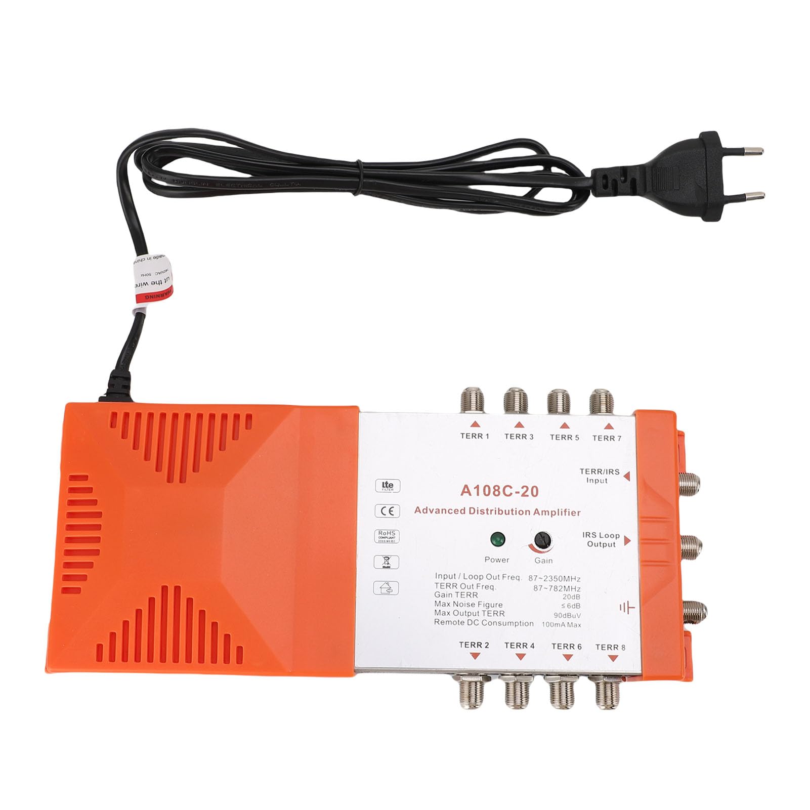 Annadue Amplificatore di Distribuzione Splitter TV a 8