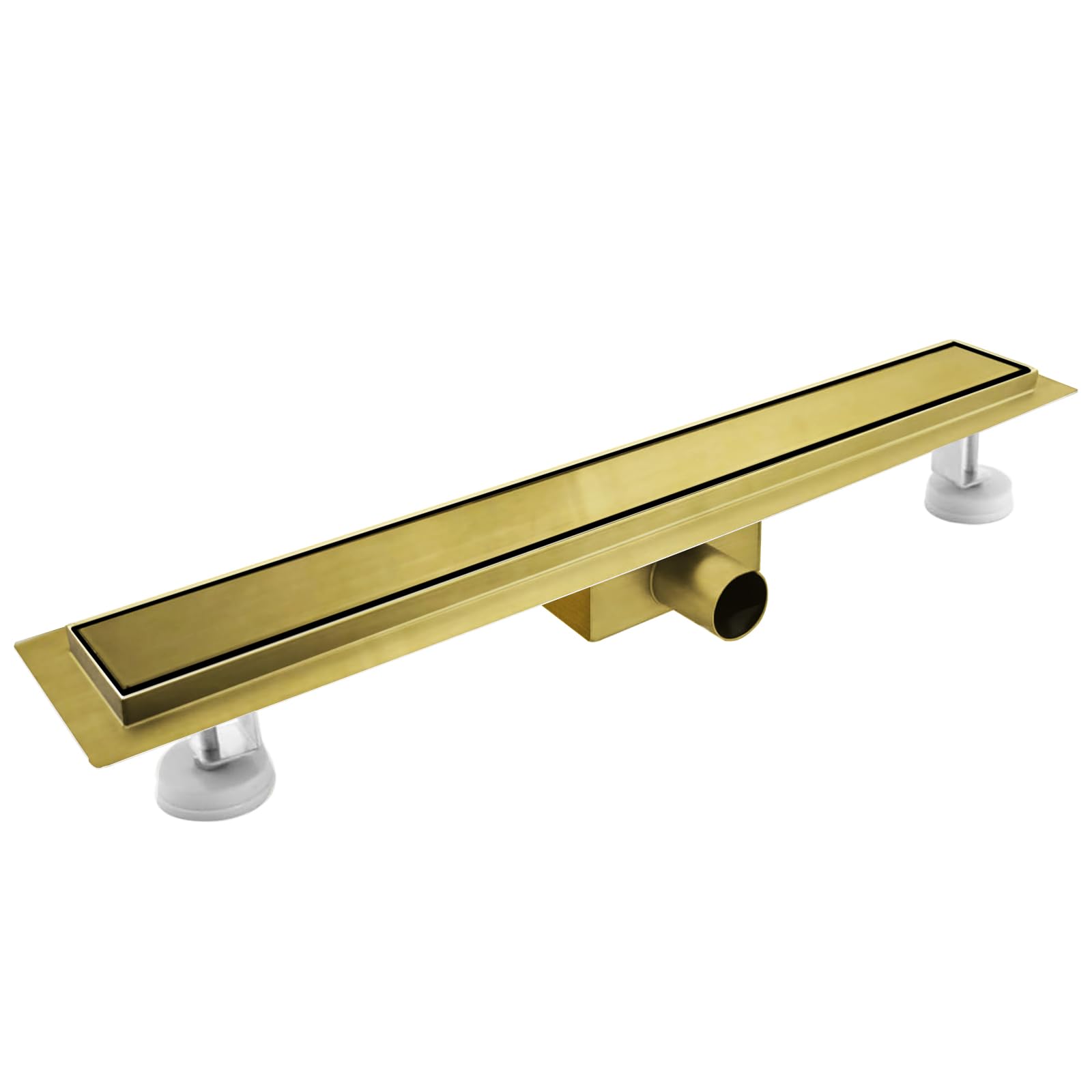 Sunrik Scarico Doccia a Pavimento 2 in 1 Oro 120cm