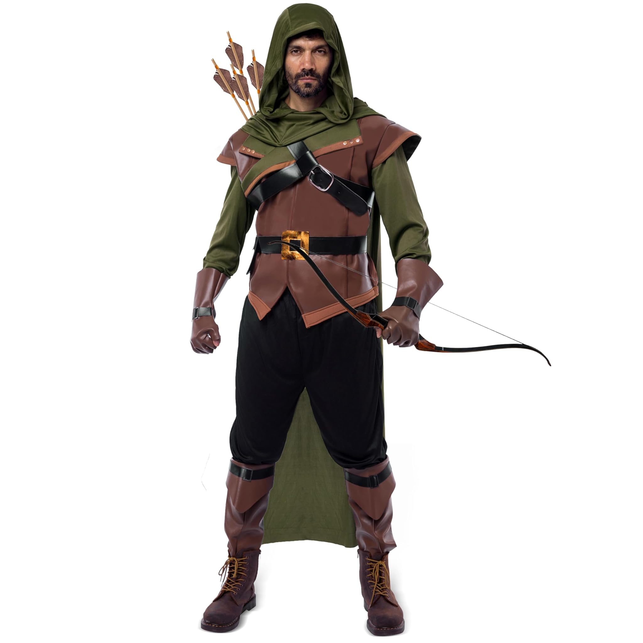 Spooktacular Creations Set Costumi Robin Hood da Uomo