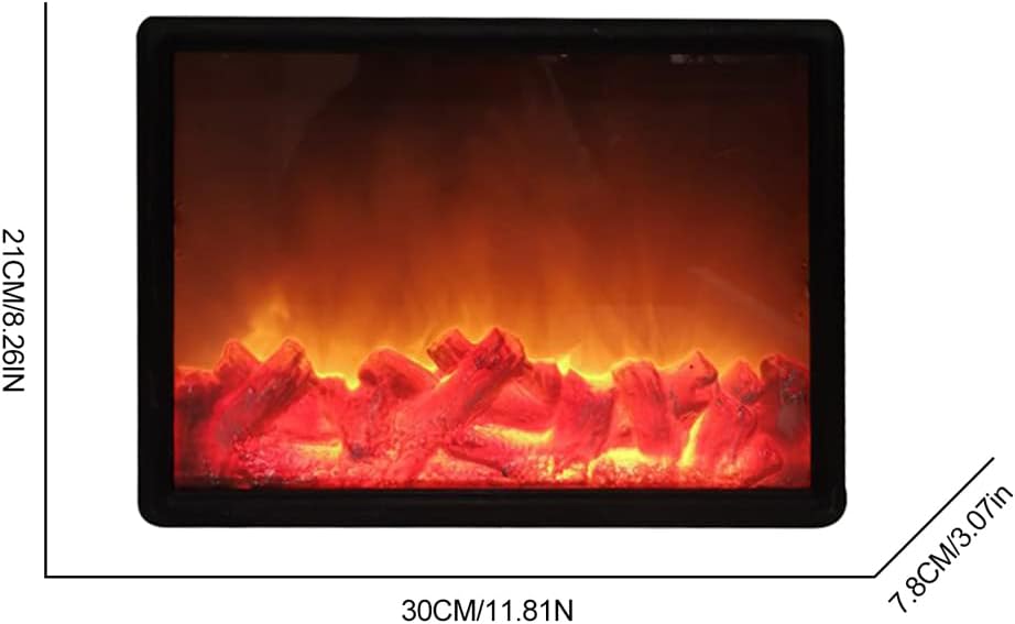 Lanterne Decorative per Camino a LED Effetto Fiamma - immagine 2