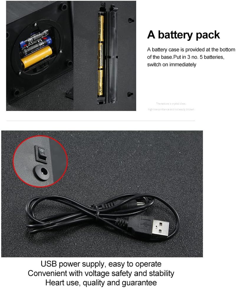 Lanterne Decorative per Camino a LED Effetto Fiamma - immagine 3