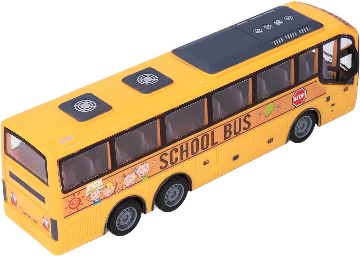 Dilwe Giocattolo Scuolabus RC con Luce - immagine 5