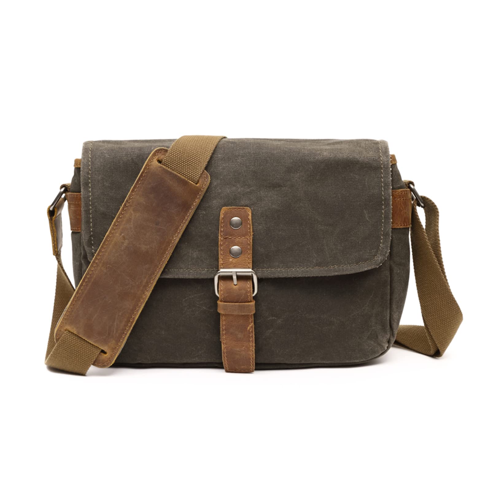 FANDARE Borsa Fotografica SLR a Tracolla, Army Green