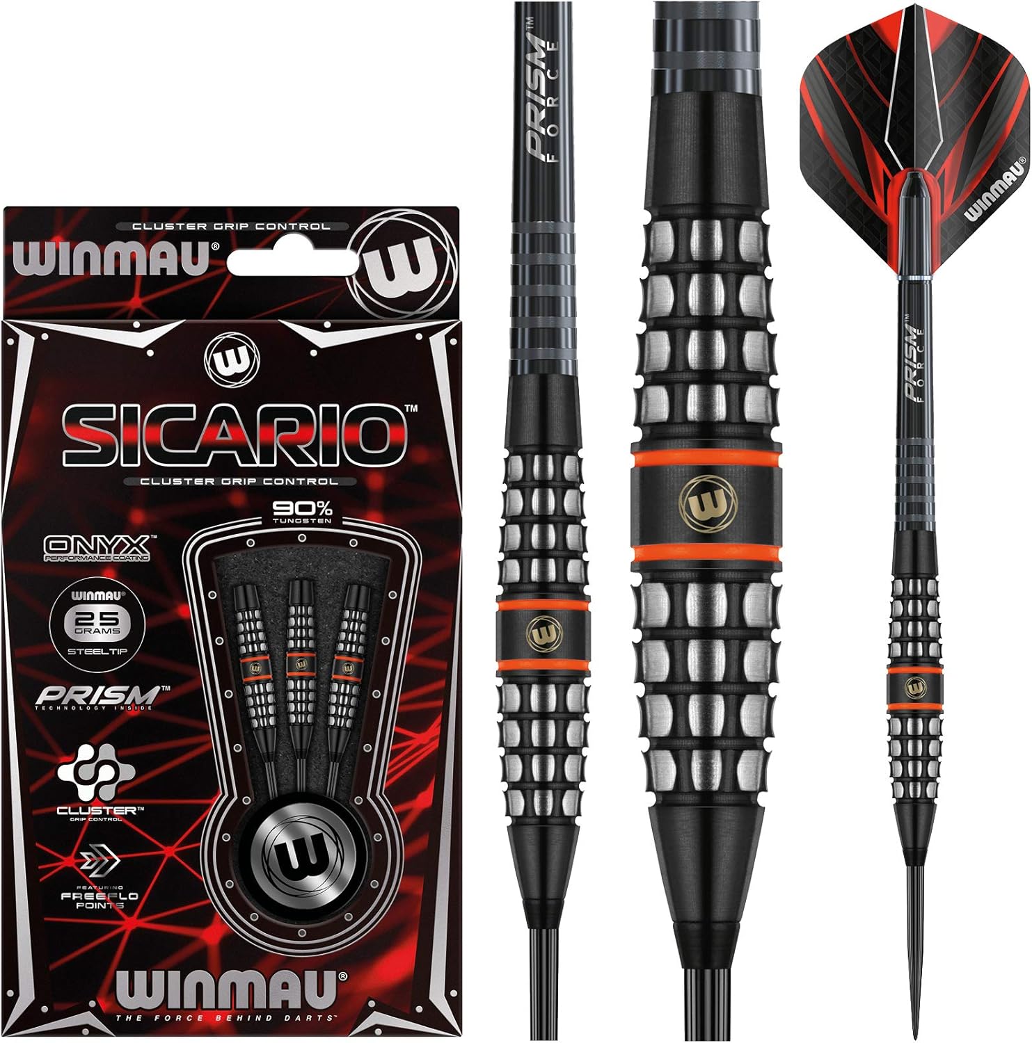 Winmau Sicario 90% Tungsten Darts Set - immagine 2