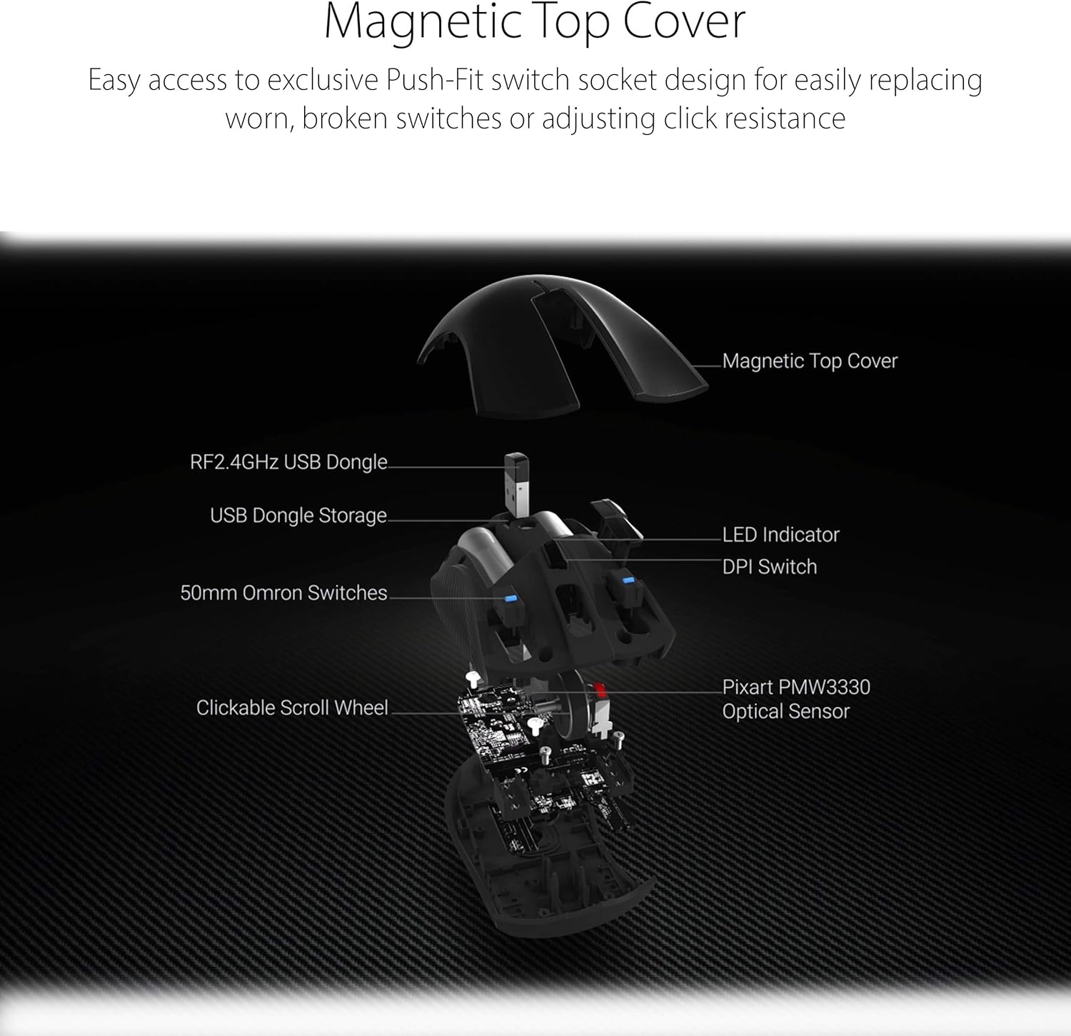 Asus ROG Strix Carry Mouse - immagine 4