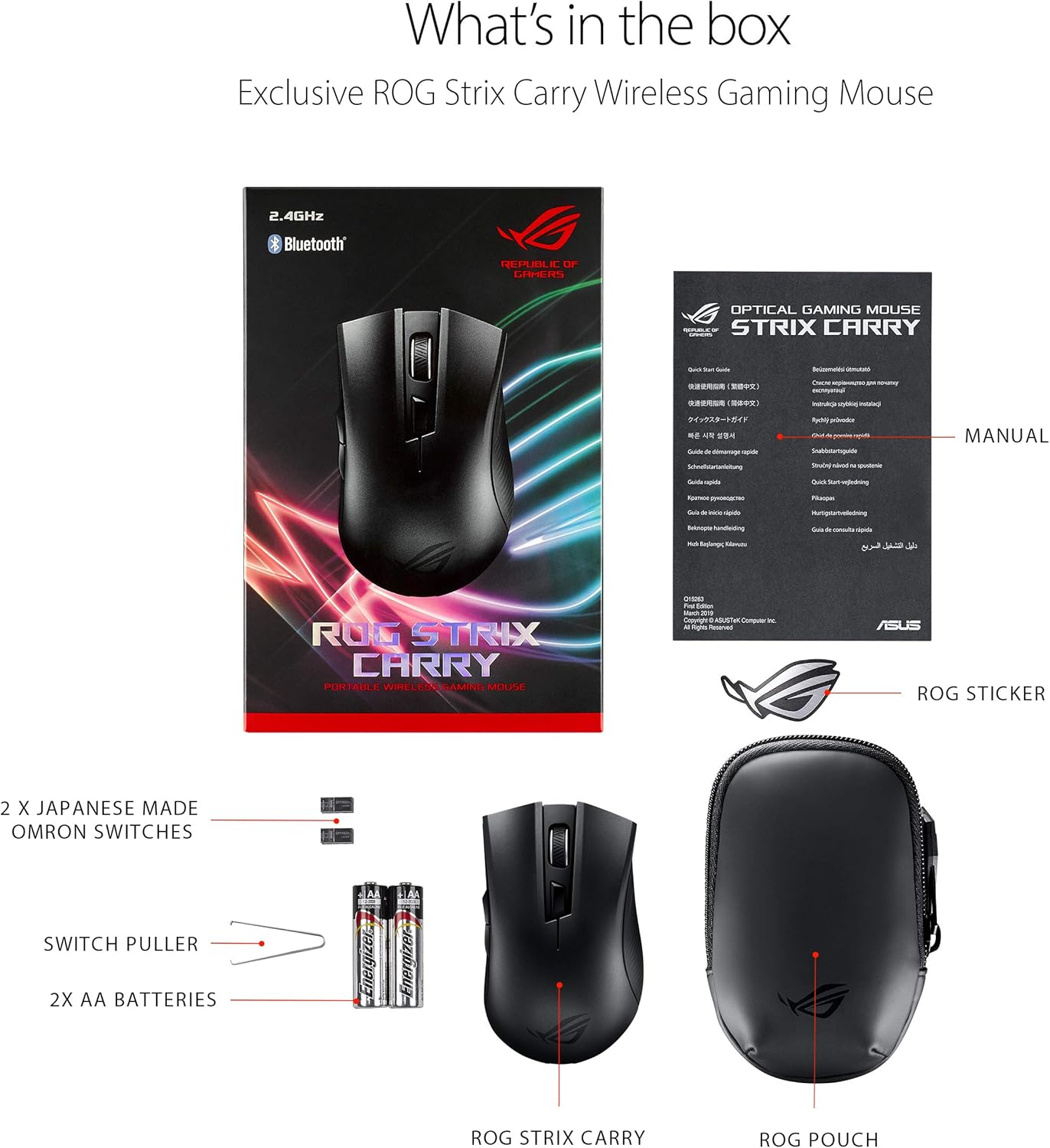 Asus ROG Strix Carry Mouse - immagine 7