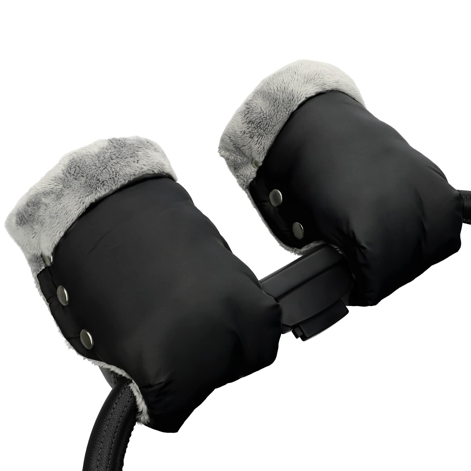 Fengzio Guanti Passeggino Scaldamani Impermeabili, Nero