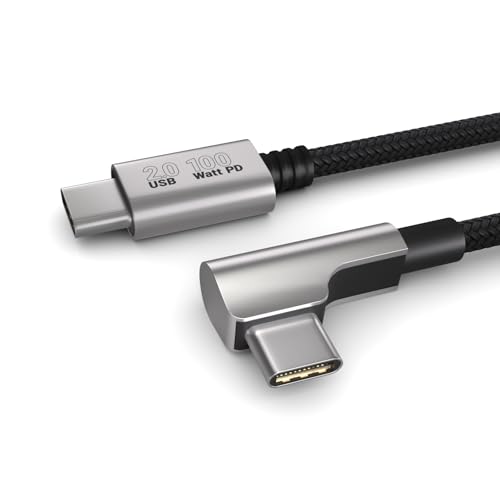 Paxo Cavo Ricarica USB-C a USB-C 0,2m 100W PD, Nero