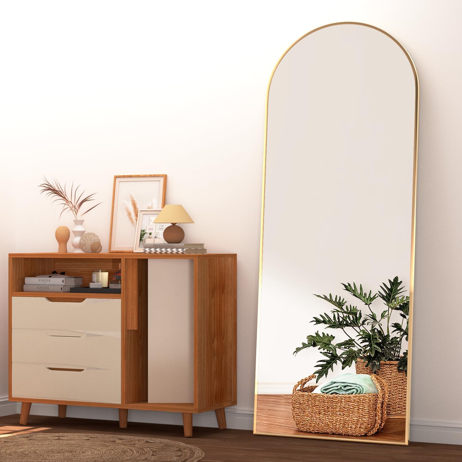 Neuweaby Specchio a Figura Intera 162x53cm, Oro