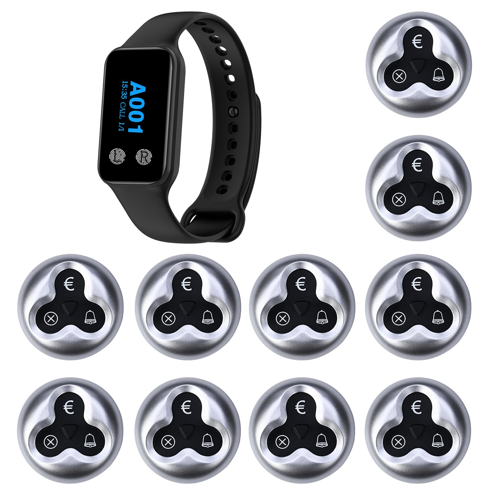 WNKRUN Sistema Cercapersone Ristoranti (1+10)