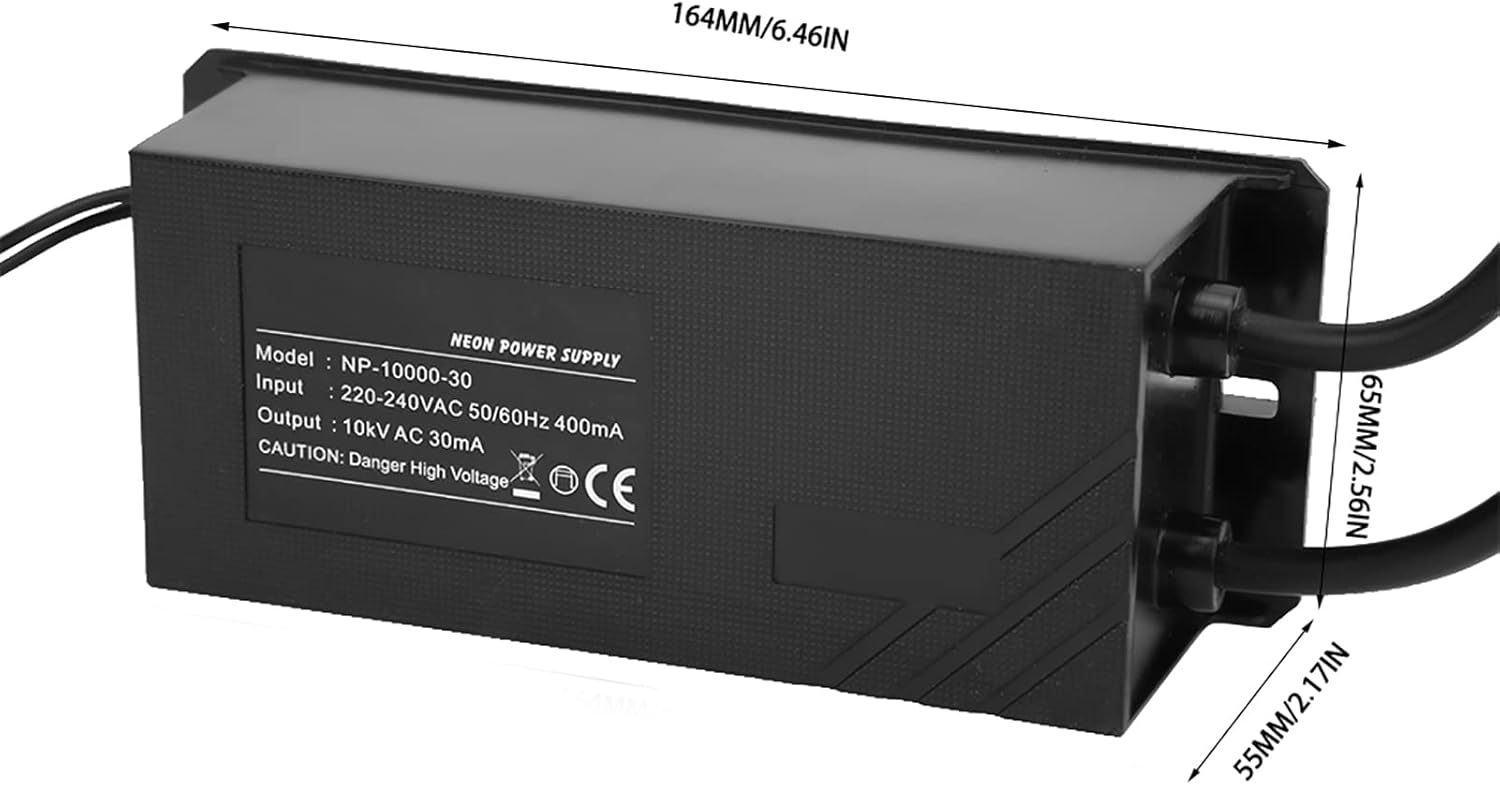 NP-10000-30 Trasformatore Elettronico per Neon 10KV - immagine 2