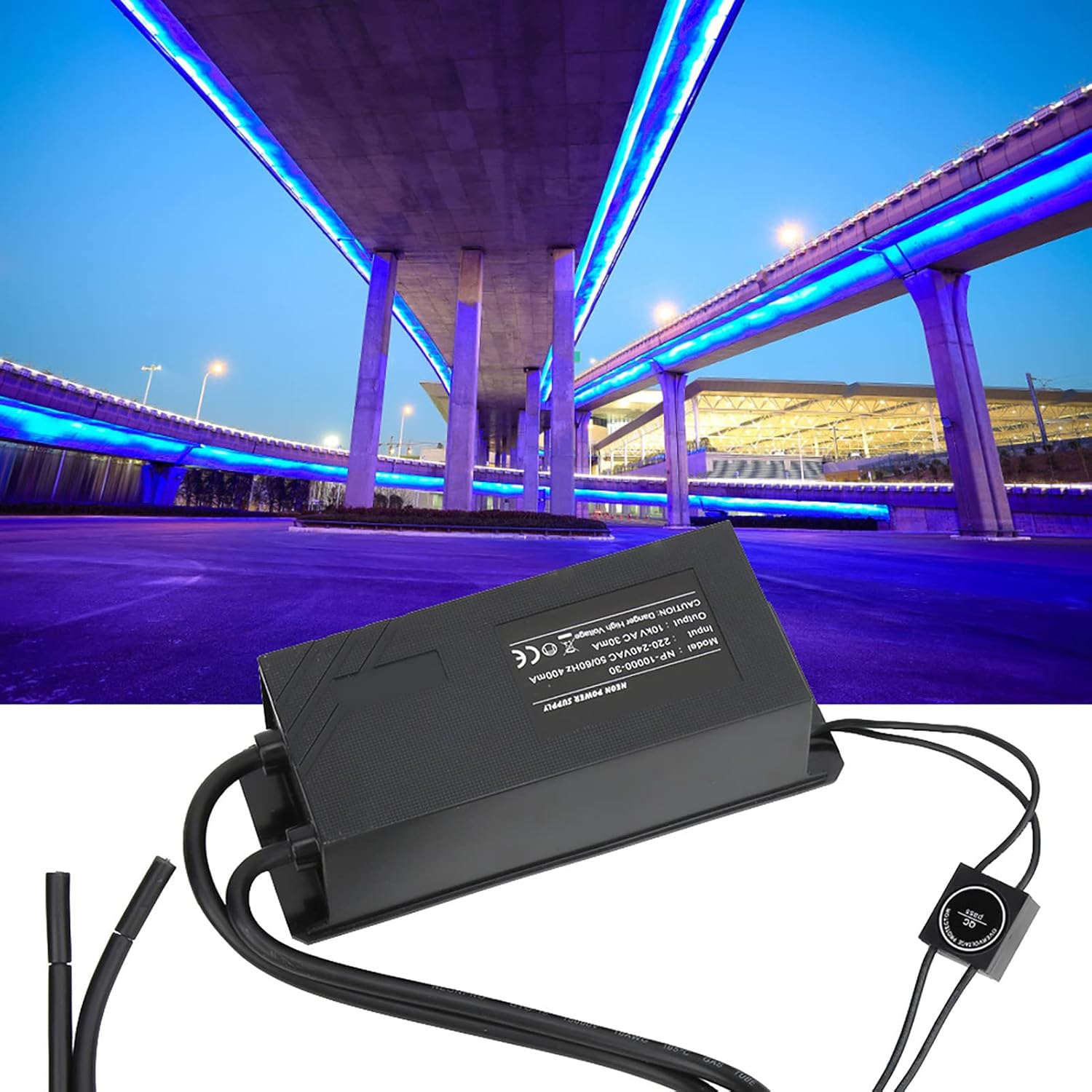 NP-10000-30 Trasformatore Elettronico per Neon 10KV - immagine 5