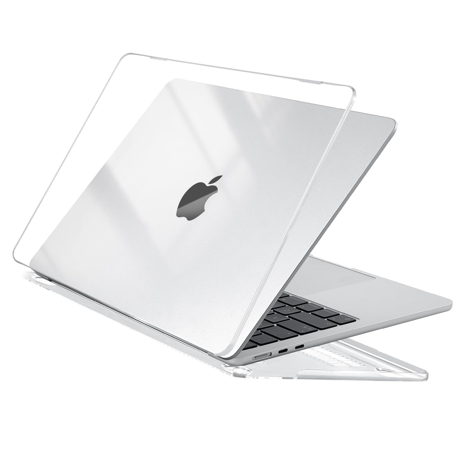 Eoocoo Custodia MacBook Air M4 13,6 Pollici - Cristallo Trasparente