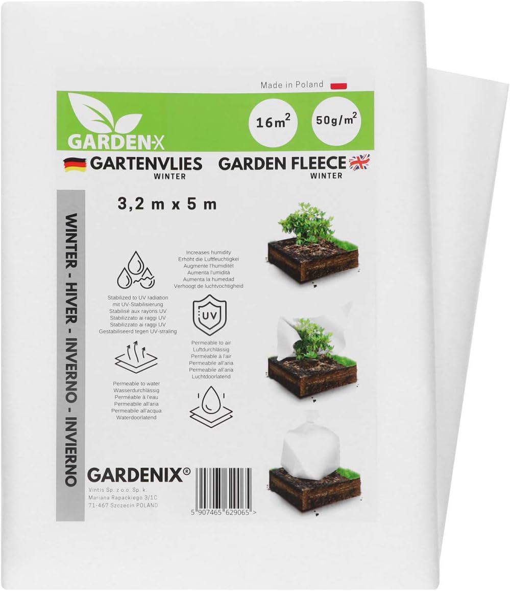 GARDENIX® Telo Antigelo per Piante 16 m² - immagine 1