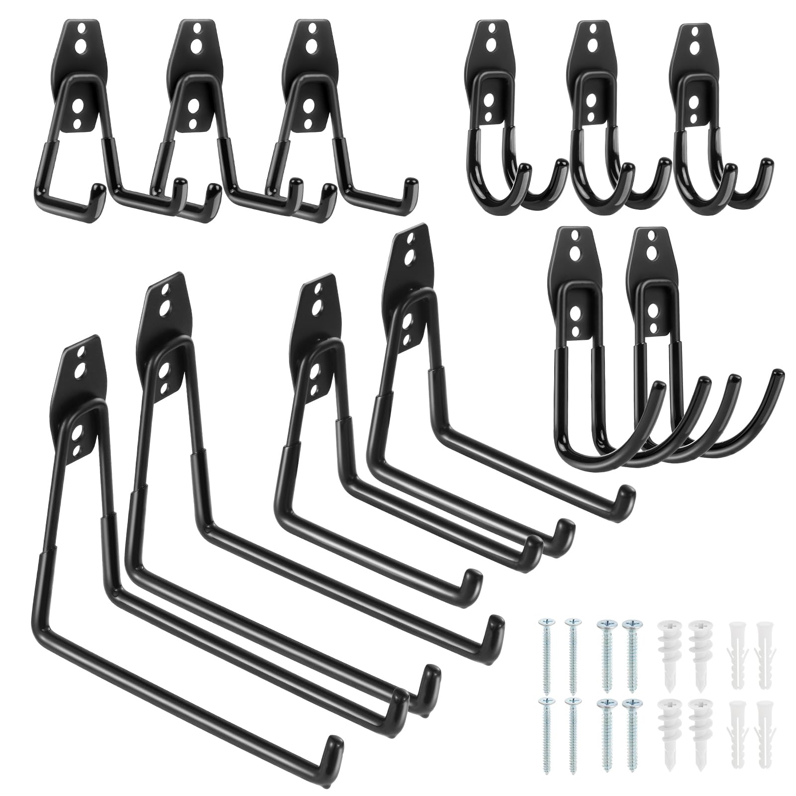 Fippy 12 Ganci per Garage da Muro a Doppia Parete