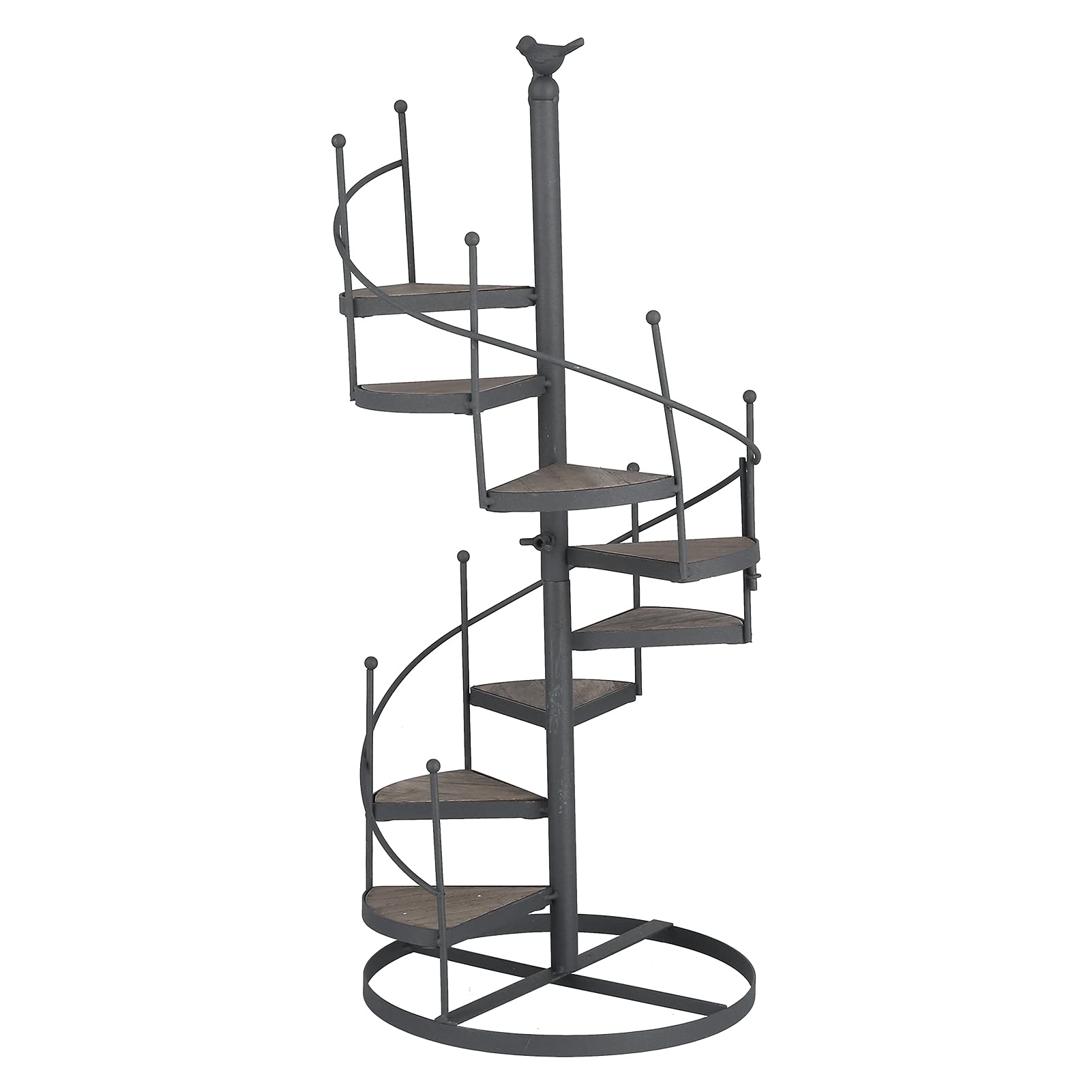 Scaffale per Piante a più Livelli con 8 Vasi