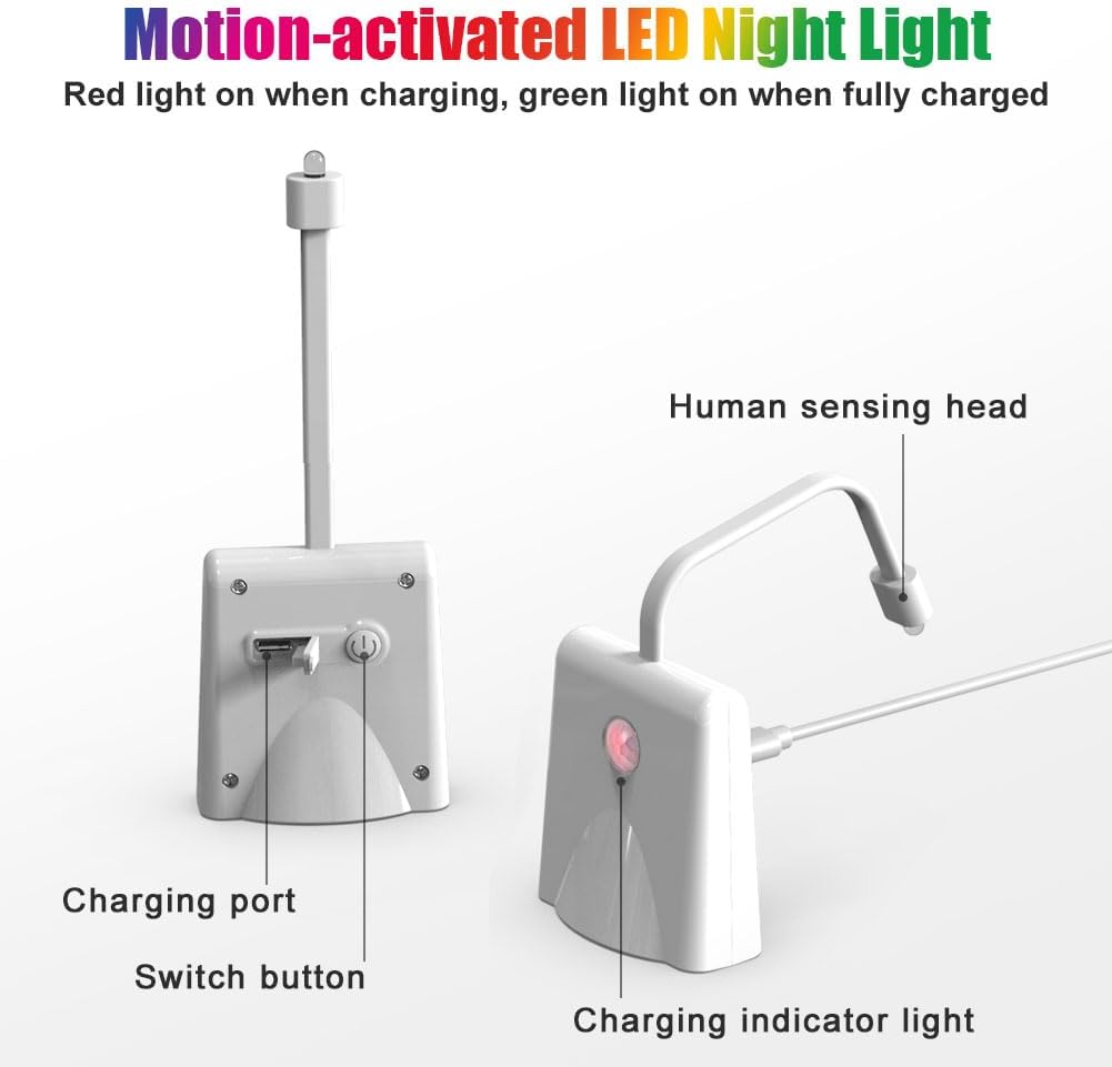 Luce Notturna WC LED con Sensore Movimento - 2 Pezzi - immagine 5