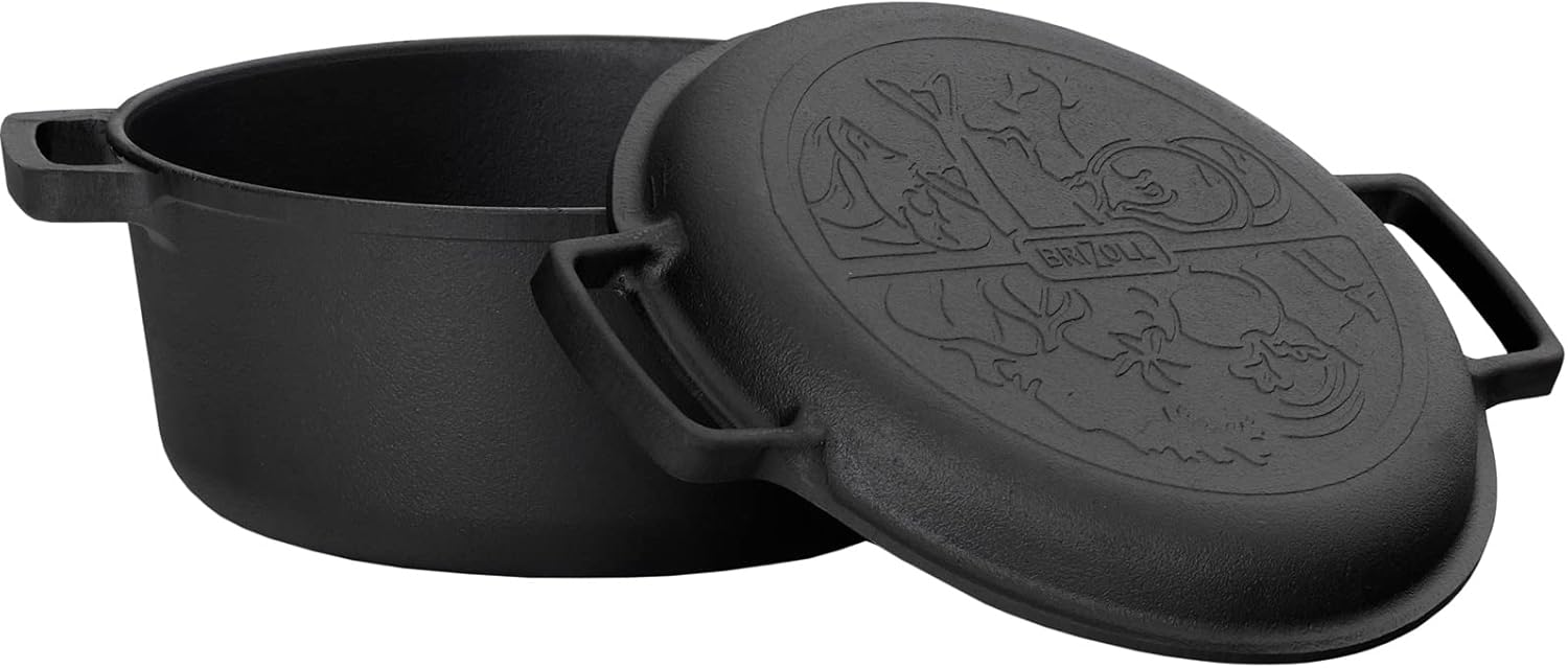 4big.fun Casseruola in Ghisa con Coperchio Ø 28cm - 6L - immagine 5