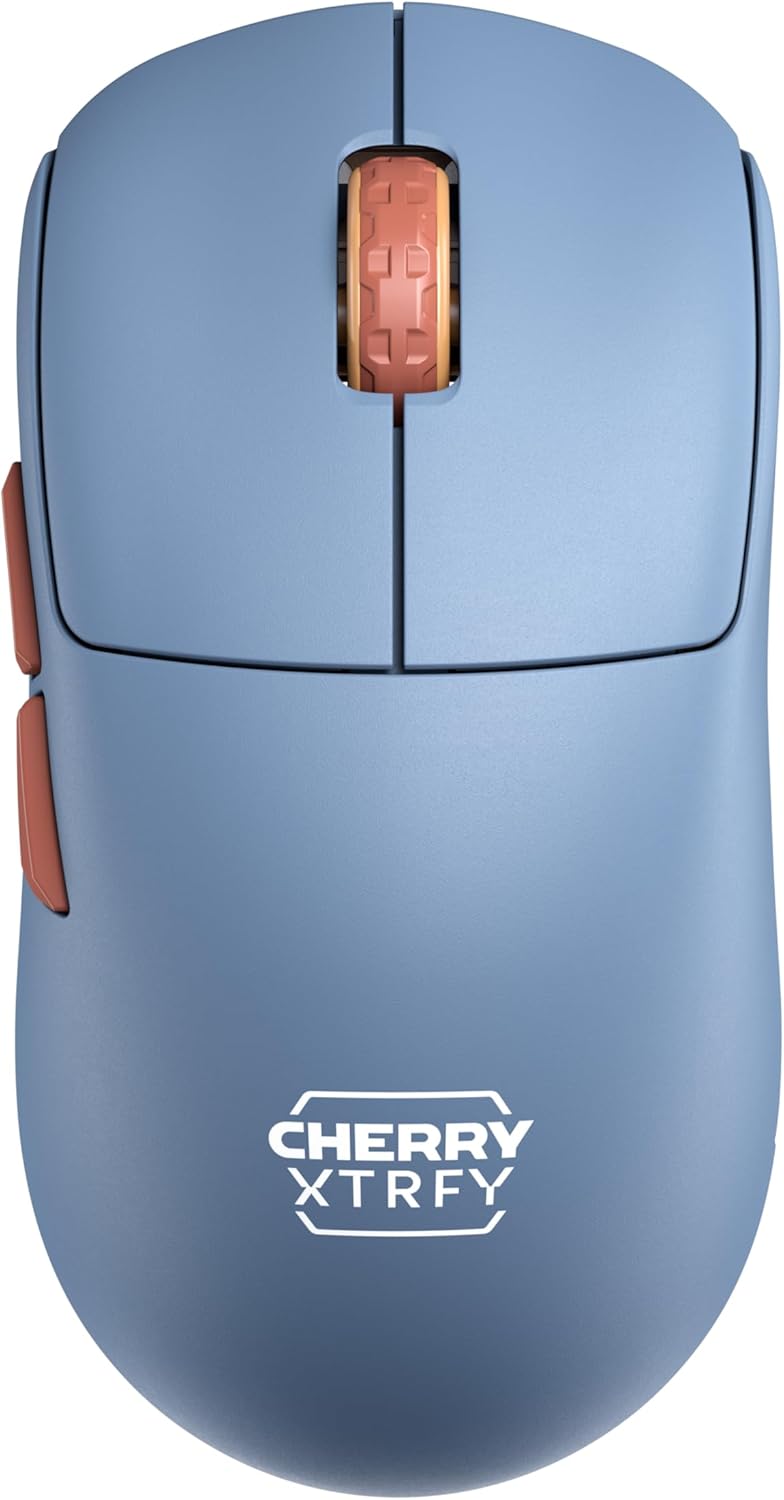 Cherry Xtrfy M68 Wireless - Mouse Gaming Ultraleggero, Blu - immagine 1
