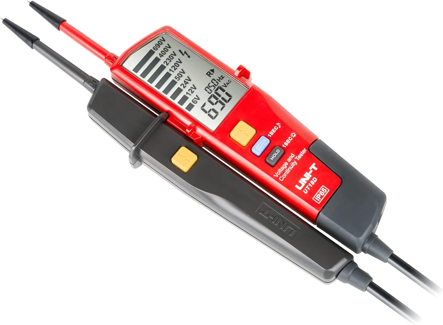 Uni-t MIE0196/UT18D Multimetro Tester Tensione IP65 - immagine 2