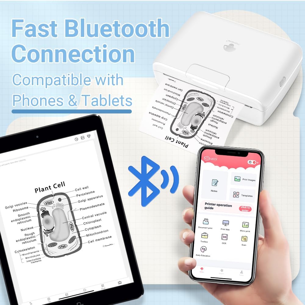 Phomemo M04S - Stampante Termica Portatile 110mm 304dpi - immagine 5