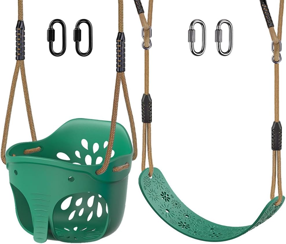 Dolibest Altalena con Schienale Alto, Verde - immagine 1