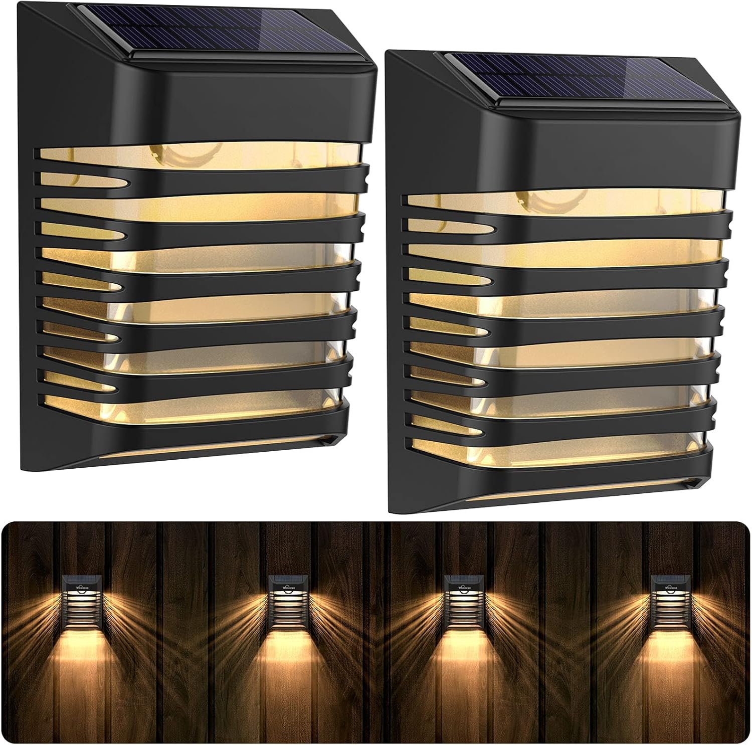 Ayclif Luci Solari Esterno LED IP65 (6 Pezzi)