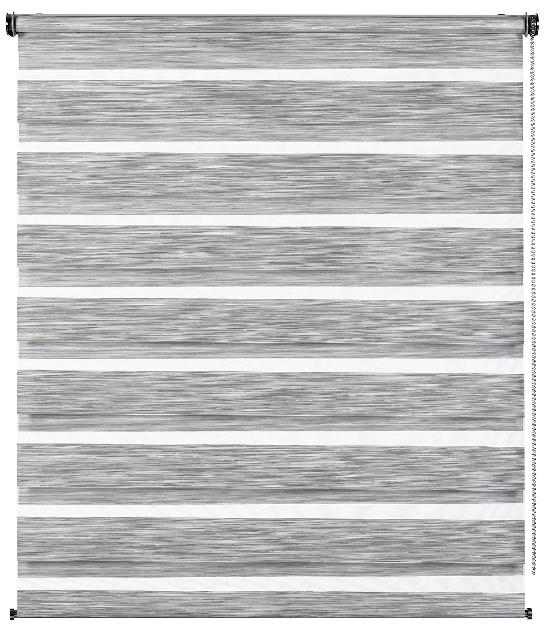 Gardinia Tenda a Rullo Doppia de Luxe 160x180cm, Grigio