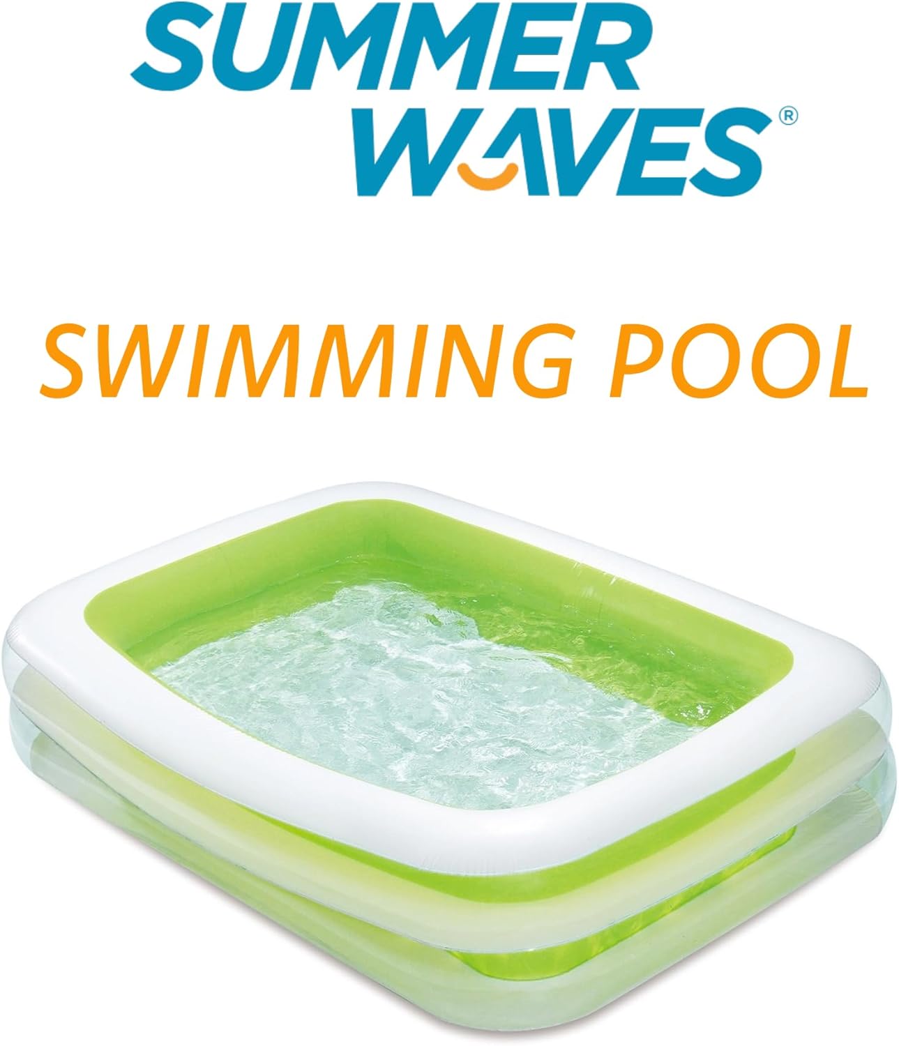 Summer Waves Piscina Gonfiabile Rettangolare - immagine 2