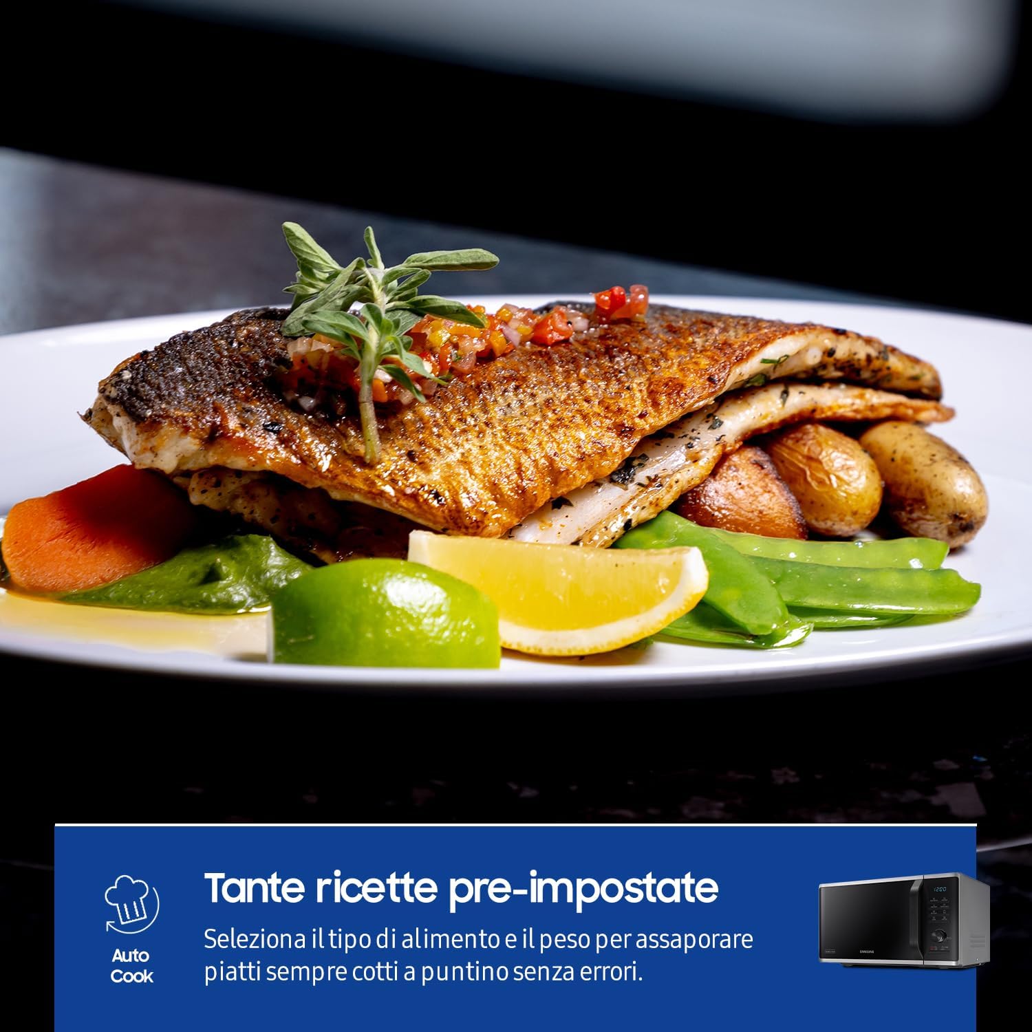 Samsung Forno Microonde Grill 23L, Silver - immagine 6