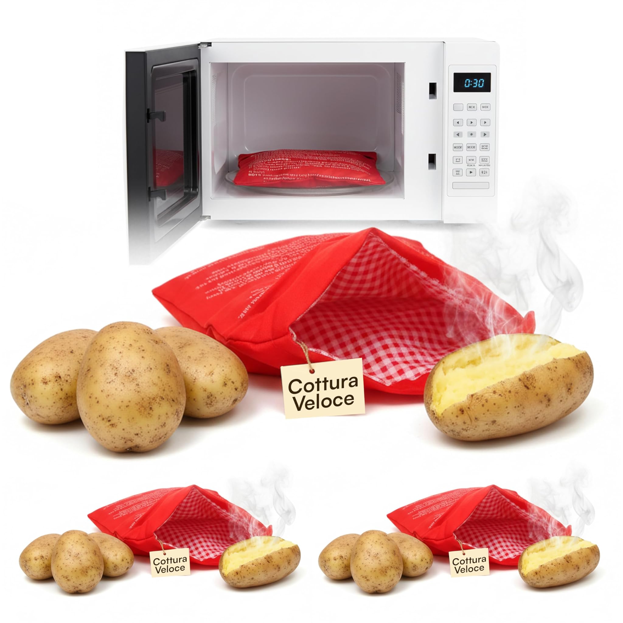 Tempo Di Saldi Sacco Cuoci Patate Microonde Riutilizzabile