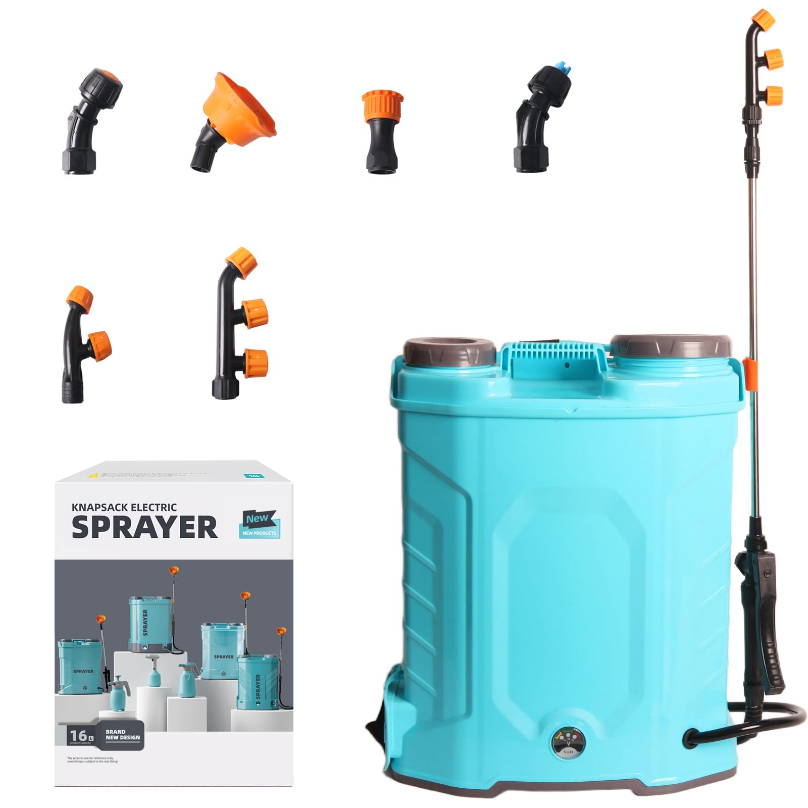 Pompa Irroratrice a Batteria 16L a Spalla