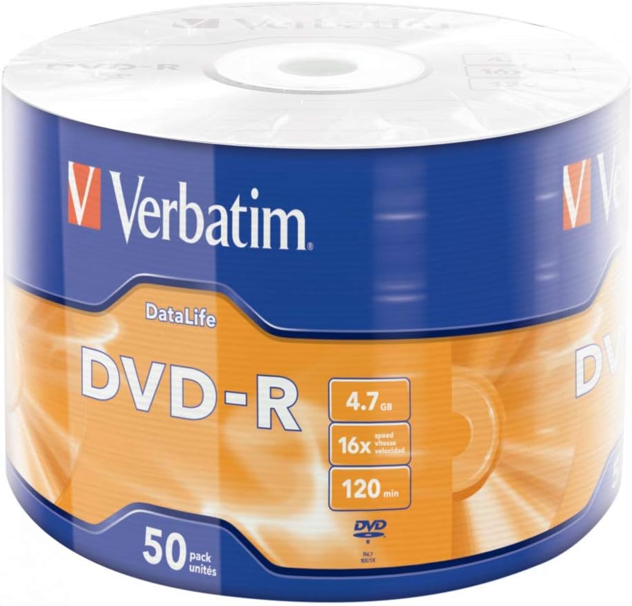 Verbatim Dvd-R Data Life 4.7GB 16X - immagine 1