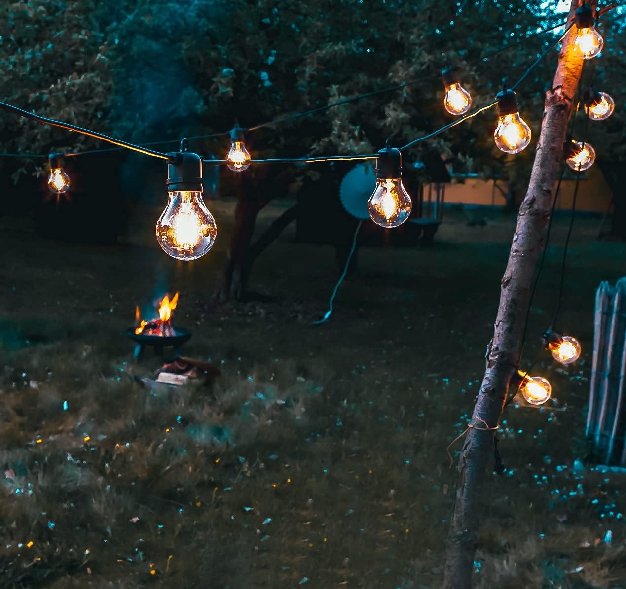 Hellum Catena Luminosa LED da Esterno 4,5m, 10 Lampadine - immagine 6