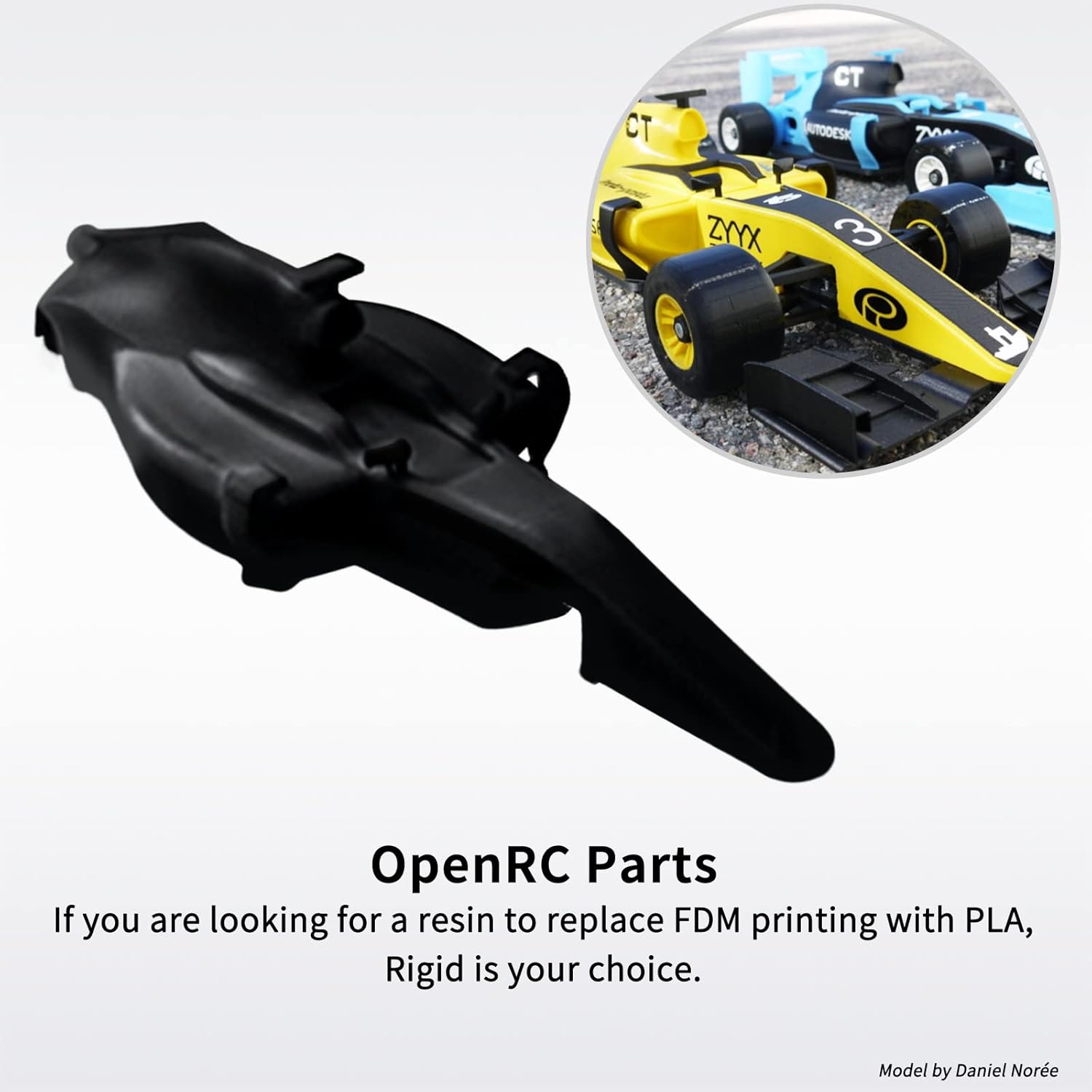 Chitu Systems Conjure Rigid Resin per Stampa 3D LCD, Grigio (2000g) - immagine 3