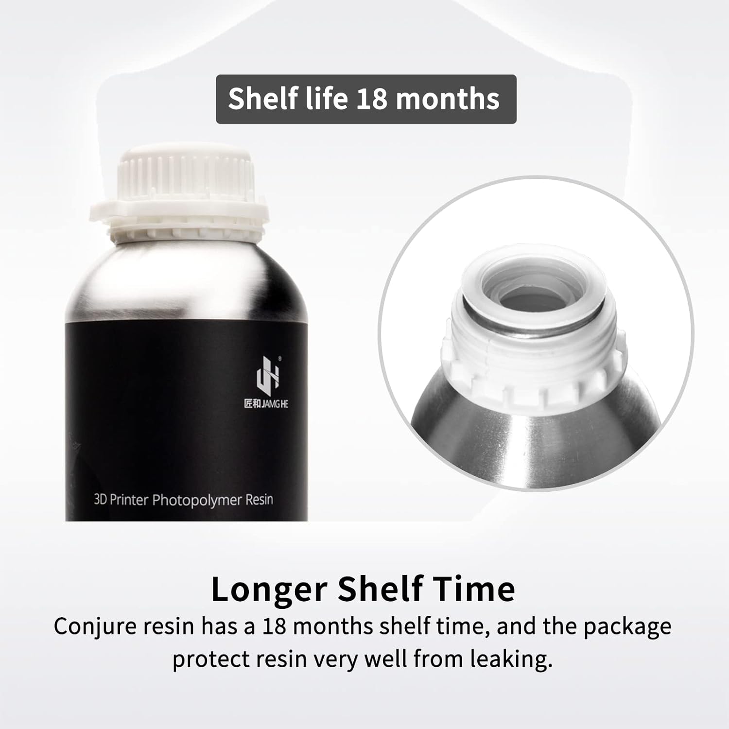 Chitu Systems Conjure Rigid Resin per Stampa 3D LCD, Grigio (2000g) - immagine 6