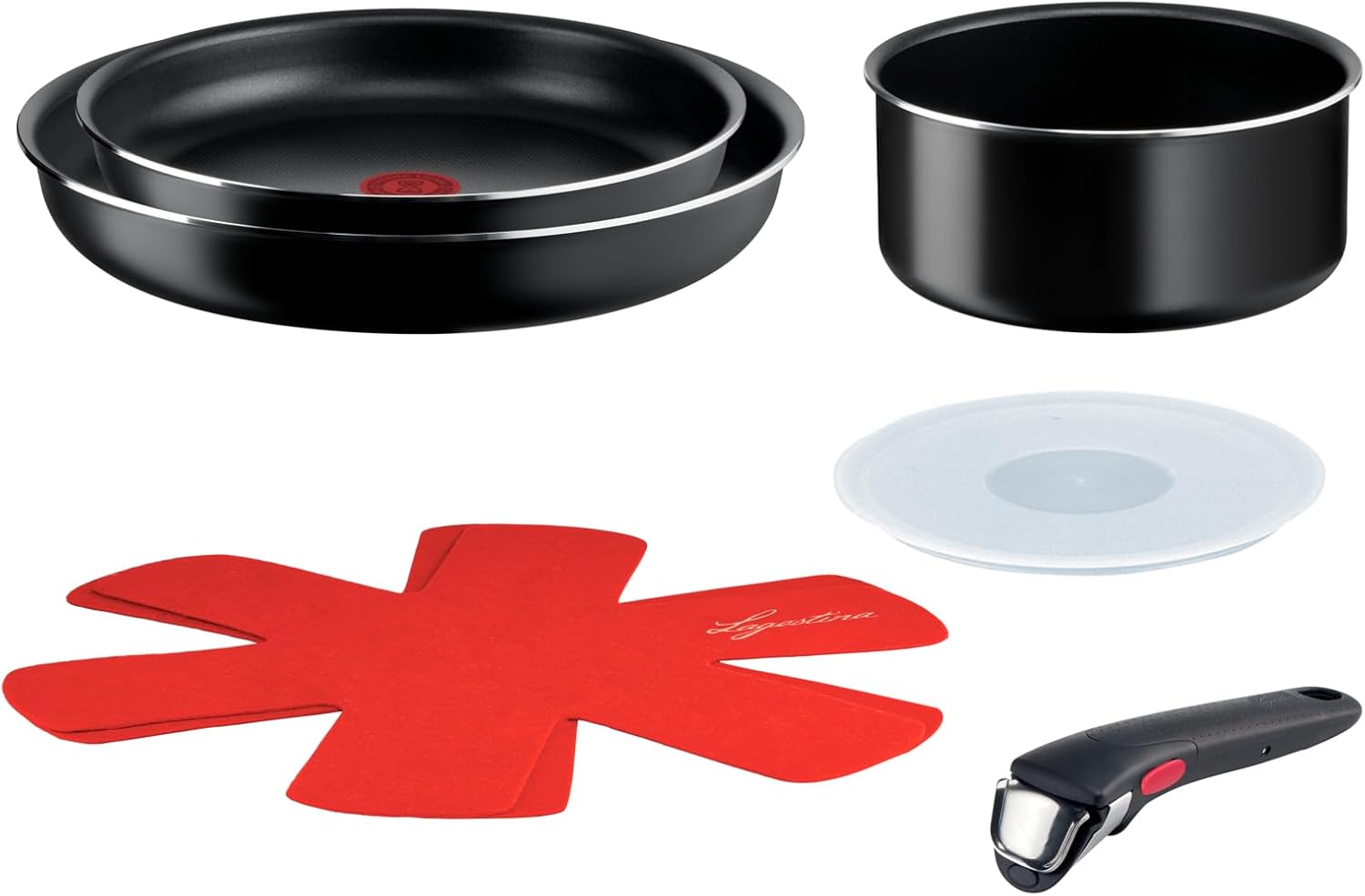 Lagostina Ingenio Easy Start Set Pentole Antiaderenti 7 Pezzi - immagine 1