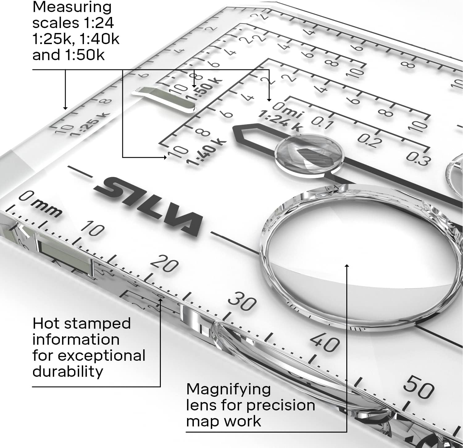 Silva 5-6400/360, Bussola Unisex-Adulto, Trasparente, Standard - immagine 3