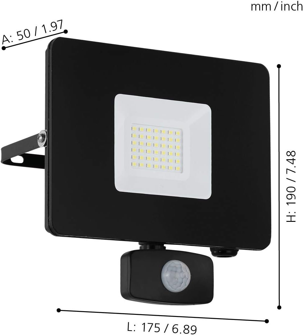 Eglo FAEDO 3 Applique 30 W, Nero - immagine 7